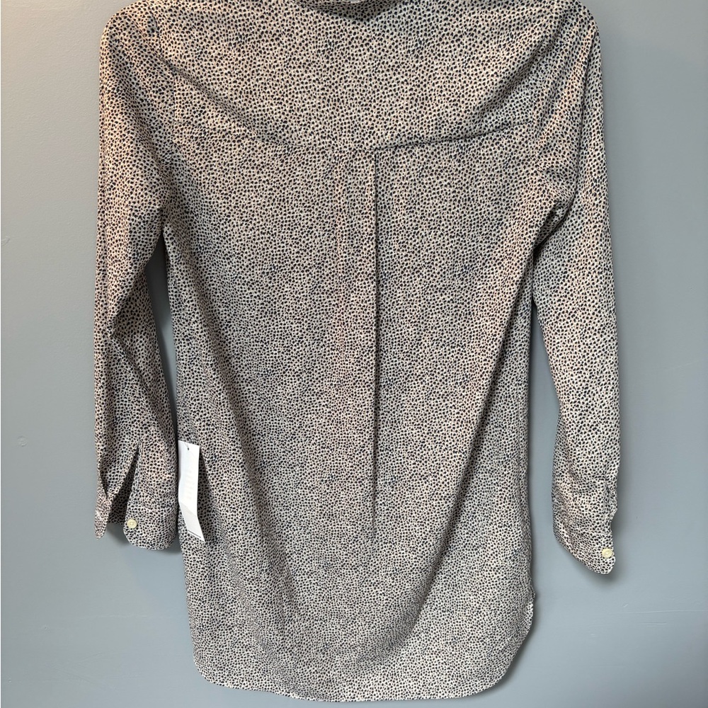 BCBGeneration Black and White Button Down Shirt N… - image 3